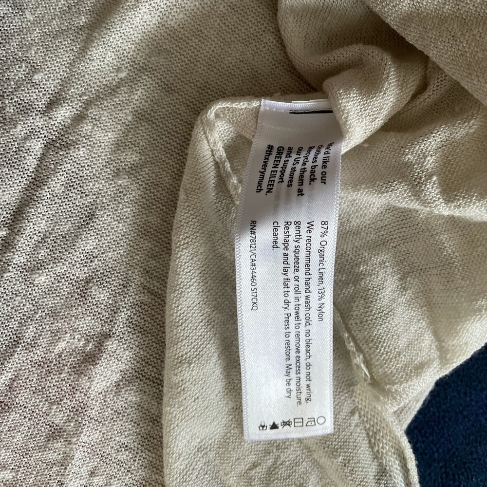 Eileen Fisher Linen Blend Tunic - Sz Medium - Picture 12 of 15